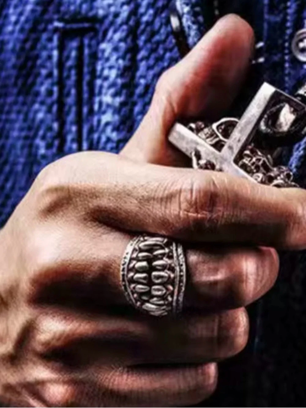 Vintage Devil's Tooth Open End Ring
